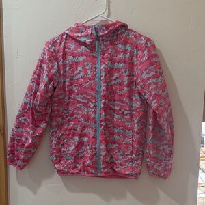 Children's Pink Camo Lightweight Jacket